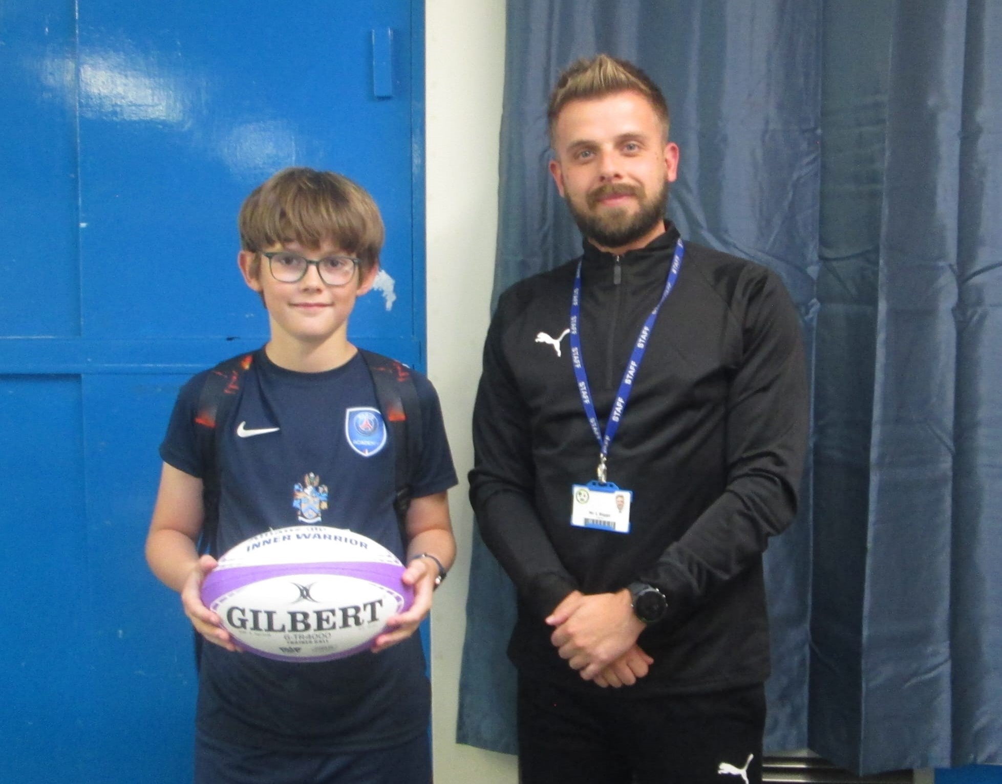 Freddie Wins Free Rugby Ball